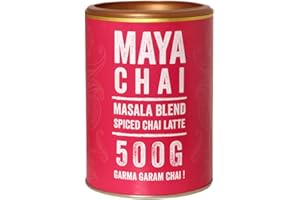 COFFEE WORLD Maya Drinks, Spiced Chai Latte Powder 500g (Pack of 1) - Just Add Water or Milk (25 servings)