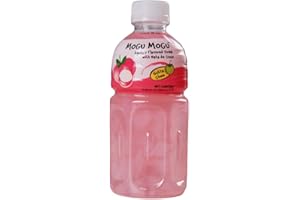 Mogu Mogu Lychee Flavoured Drink with NATA de Coco - 24 x 320ml