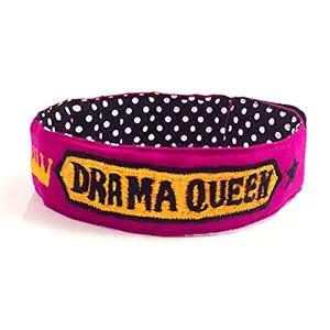 That Dog In Tuxedo Drama Queen Dog Neck Band Collar (XL)