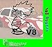 Produktbild Piss of V8 Sticker Aufkleber