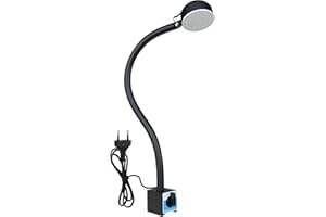 YOUTEMEI Magnetic Work Light,10W Magnetic Lamp, IP65 Water Proof Flexible Gooseneck Lamp 900 Lumens for Lathe Milling, Drill Press, Industrial Lighting [Energy Class A+++]