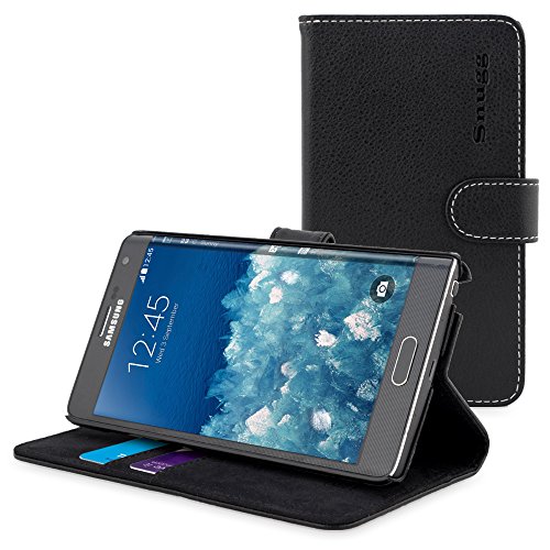 Snugg Funda Galaxy Note Edge  Carcasa Plegable para Samsung Galaxy Note Edge  Ranuras para Tarjetas  Cubierta de Cuero con Billetera  Dise  o Ejecutivo  Garant  a de por Vida  -Cuero  Legacy Range
