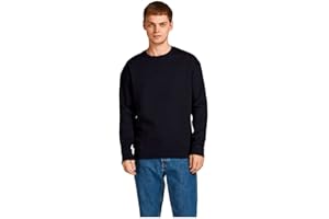 Mêski sweter JACK & JONES Basic z d³ugim rêkawem Koszulka z okr±g³ym dekoltem Ciep³y Sweter bez kaptura JJESTAR