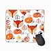 Produktbild Mouse pad fox pattern cute leaf mushroom hand drawn seamless vector illustration textile invitations postcards packaging banner steelseries keyboard