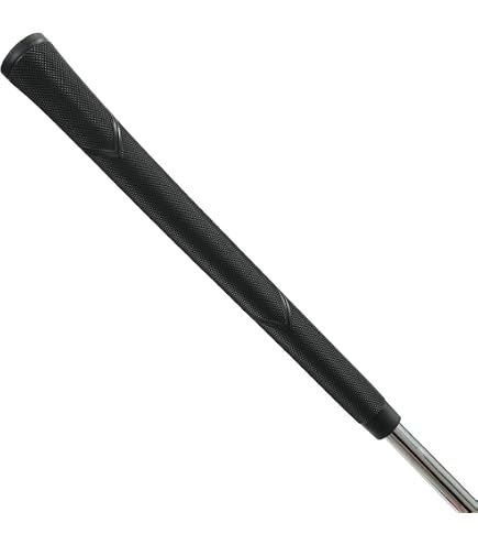 Karma Jumbo Grips Artritici Dentellati – Nero, Impugnatura Oversize Antiscivolo Per Golf (1 Pezzo)