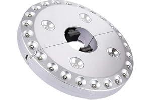 SOUIWUZI Lumières de camping, lampes de parasol sans fil à LED 3 niveaux de variateur de diaporama sans fil avec 28 LED super brillante pour le camping de jardin de patio