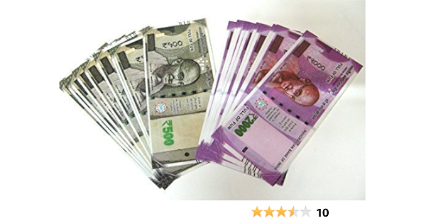 Buy Art Box 40 New Indian Currency 2000 500 Playing Notes Coupon For Kids Online At Low Prices In India Amazon In