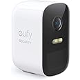 eufy Security eufyCam 2C, telecamera wi-fi esterno, telecamera wifi esterno senza fili, richiede HomeBase 2,180 giorni di dur