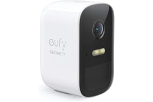 eufy Security eufyCam 2C, Camera Surveillance WiFi, pour HomeBase 2, autonomie de 180 Jours, Camera Surveillance WiFi exterieure sans Fil, Transmission HD avec 1080p, sans Frais mensuels