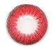 Produktbild 1 Paar farbige Crazy Fun Kontaktlinsen Motiv Electric Red Rot zu Karneval und Halloween mit Kontaktlinsenbehälter