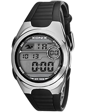 Digitale unisex Xonix Armbanduhr WR100m, MH/5