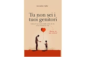 Tu non sei i tuoi genitori taccuino righe: originale ed elegante - copertina morbida - di grandi dimensioni e nuovo.