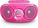 Produktbild Philips AZ215C CD-Soundmachine (Digital UKW, Audioeingang, 3 Watt, leicht bedienbar) pink