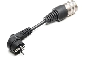 SMART JUICE Juice Connector, Prise EU Schuko, Prise Recharge Voiture Electrique avec Régulation Automatique, Adaptateur pour Chargeur EV Compatible avec la Borne Recharge Juice Booster 2 et Juice Booster 3 air