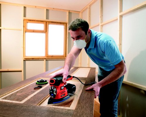 Black + Decker 220 Watt Multischleifer Autoselect 4-in-1 Schleifer, inklusive Zubehör und im Koffer, KA280K - 6