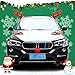 Produktbild MOOSENG 33 * 39 Cm Plush Rudolf The Reindeer Antlers and Red Nose Car Set - Christmas Festive Accessory