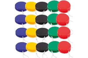 PARTITUKI Confezione da 20 Pezzi di Yoyos di Vividi Colori. Ottima Idea per i Dettagli della Festa di Compleanno per Bambini e Regali per Bambini