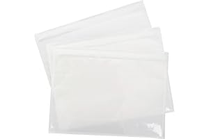 ‎LOGIC PACK LOGIC PACK Lieferscheintaschen DIN C5 235x175 mm Transparent – 1000 Stück, Dokumententaschen selbstklebend transparent, Rechnungstaschen für A5, Begleitpapiertaschen LDPE ohne Aufdruck