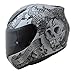Produktbild MT Revenge Totenkopf und Rosen grau Full Face Motorrad Helm