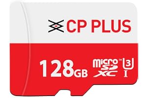 CP PLUS 128GB microSDXC Memory Card Grade UHS-3 Class 10, Up to 70 Mbps Reading & 30 Mbps Writing Speed with High Performance of Data Transfer & Lower Power Consumption for Portable Devices|