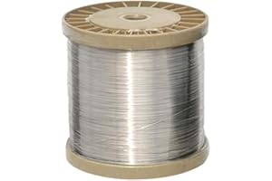 SOFIALXC 304 Alambre De Acero Inoxidable Wire Solo Duro-Diameter 0.5 mm Long (100 m/328feet)