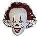 Produktbild XH Halloween Clown Maske Kopfbedeckung Es: Kapitel Zwei Pennywise (Clown Back Spirit 2) Kostümparty Kostüm Erwachsene Maske Terrorist Perücke Cosplay Perücke Maske (Weiß)