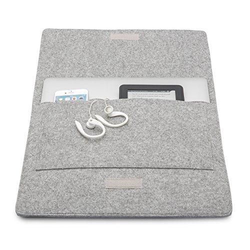 KANVASA Filz Laptop Sleeve 11-11 6   12 Zoll f  r MacBook Pro 13  2016 12    Air 11 Surface Pro 3   4 Dell XPS 13 - Premium Laptoptasche H  lle Laptop