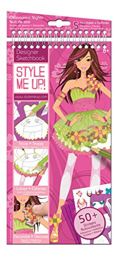 Imagen 10 de Four Trading B.V. Style me up 1461 - Cuaderno de diseño de moda, modelo trajes de noche [importado de Alemania]