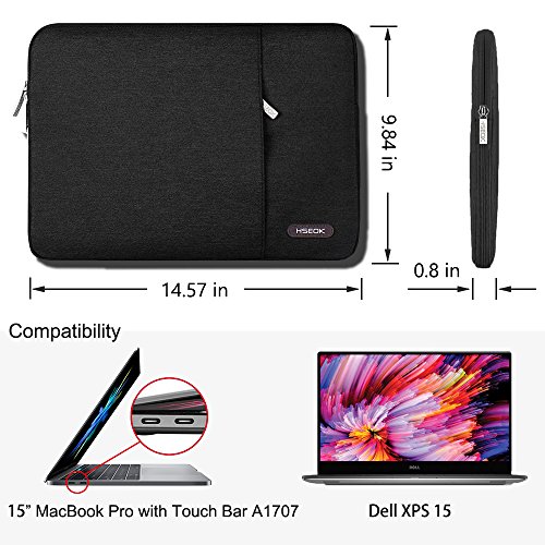 HSEOK 14-Zoll-Laptop-H  lle Tasche f  r 14  Lenovo Thinkpad  HP   Acer Chromebook  Dell Latitede und mehr Ultrabook Notebook Tablet  schwarz