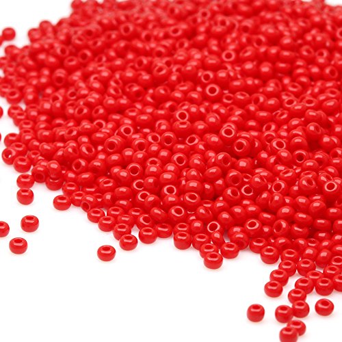 Preciosa Beads Unlimited - Opaco Rojo Checa Cristal rocalla/Semillas 11/0-pack de 100 G