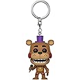 Funko Pocket Pop! Keychain: Five Nights At Freddy's (FNAF) Pizza Sim: Rockstar Freddy Fazbear Novelty Keyring - Collectable Mini Figure