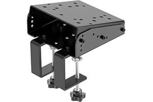 PXN Z9 Racing Wheel Desk Clamp – Supporto volante regolabile, design doppio morsetto, fino a 70 mm di spessore, base VD compatibile, per Sim Racing