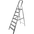 STANLEY Aluminium Ladder 7 Step sturdy and stable due to non-slip rubber rail feet.