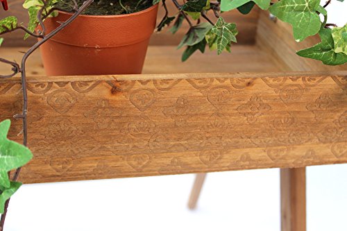 DanDiBo Blumentreppe Fiora aus Holz 90 cm Blumenständer Pflanzentreppe Blumenregal Regal - 8