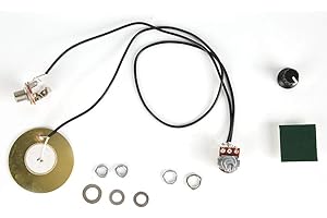 Dilwe Pickup Piezo Chitarra, Accessori per Chitarra Pickup Piezo Trasduttore Chitarra per Violino per Chitarra Ukulele Mandolino Banjo(Nero)