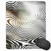 Produktbild Mouse Mat Stitched Edges, Geometrical Modern Zebra Like Pattern With Circled Details Artwork,Gaming Mouse Pad Non-Slip Rubber Base