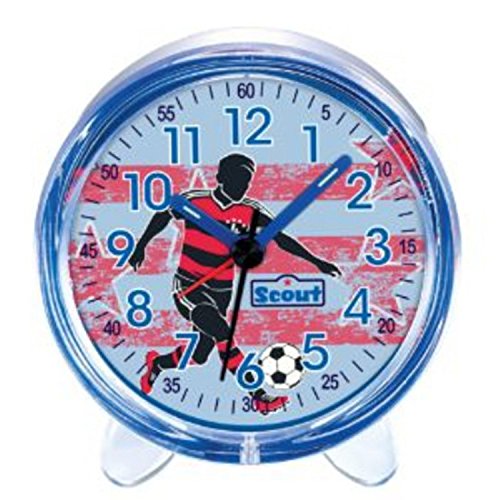 SCOUT Jungen Wecker Analog Kunststoff blau 280001052