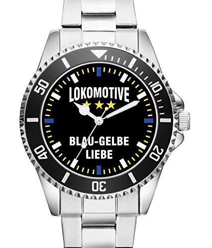 Lokomotive - Blau Gelbe Liebe - KIESENBERG  Uhr 2393 Lokomotive - Blau Gelbe Liebe - KIESENBERG  Uhr 2393
