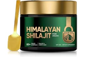 IVYACEN Shilajit Orginal Himalaya, 50 ml Premium Shilajit Harz, Reich an über 85 Mineralien, Fulvosäure & Huminsäure, Steigert die Energie, Unterstützt das Immunsystem und die Zellgesundheit, Vegan