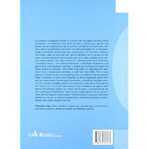 Percepció pública i política del canvi climàtic a Catalunya (Documents de recerca, Band 14)