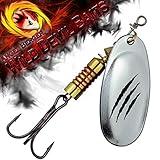 Die Angel Berger Spinner werden aus hochwertigen Komponenten in Europa hergestellt.