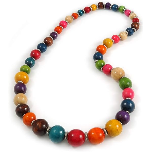 Collier multi-rangs en résine et laiton | Giorgio