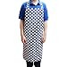 Produktbild little chef big chef Kinder Kochschürze, Karomuster, Blau kariert, 8-10 Jahre, 64 cm x 48 cm