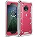 Produktbild Poetic Revolution Heavy Duty Schutz Hybride Hülle mit Schirm Schutz für Motorola Moto G5 Plus (2017) Rosa
