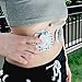KINGDOMCARES Electric Impulsive Wave Body Shaper Massager Easy Fat Burner for Body Slimming Calorie Consuming Portable Noiseless Sporting Equipment Body-shape Exercise Instrument White