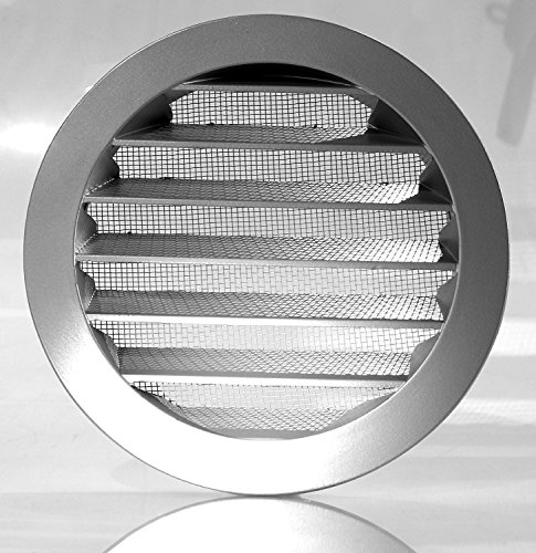 Klimapartner WSGG 125 - Wetterschutzgitter silbergrau