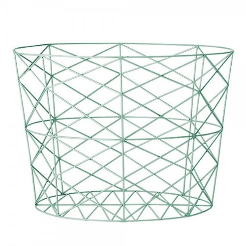 Preisvergleich Produktbild Bloomingville Aufbewahrungskorb Mint rund