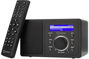Radio de Table Internet Renkforce RF-IR-MONO1 Internet Bluetooth, AUX, WiFi, Radio Internet Compatible DLNA Noir