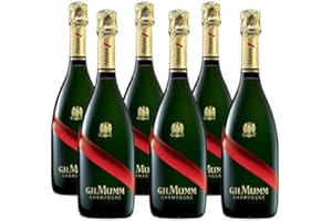Lot de 6 Champagne Mumm grand Cordon 6x75cl