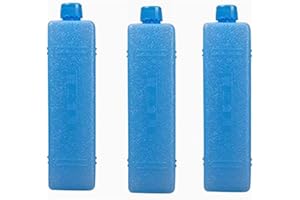 Mineatig Ghiaccio per Borsa Frigo,Confezioni da 1/3/5 di Ghiaccio per Dispositivi di Raffreddamento, Impacco di Ghiaccio Sottile Riutilizzabile, Scatola di Cristalli di Ghiaccio per Frigorifero